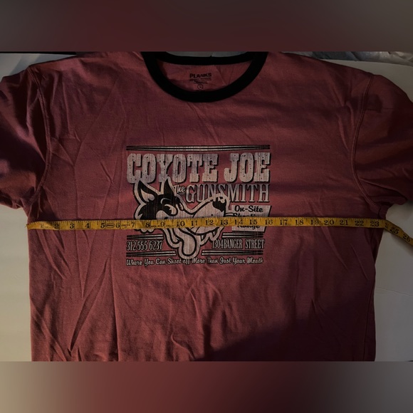Planks Coyote Joe gunsmith graphic T-shirt - Picture 3 of 3